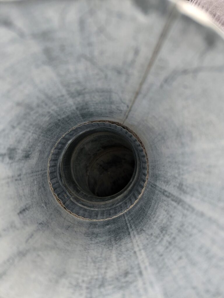 Dryer Ducting after cleaning